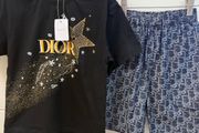 D T-shirt and shorts set 7yrs