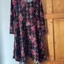 Paco boutique wine hanky hem dress size 16 - new Image 4