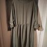 Newlook curves, khaki green smock dress. Image 2