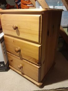 Side table/cabinets x 2