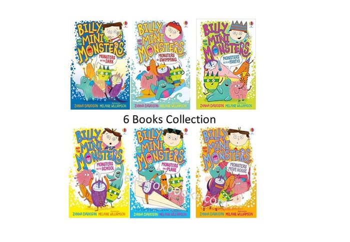 Children Books Billy and The Mini Monsters 6 Books Collection Set By Zanna Davidson - Age 5+