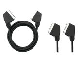 New 1.5m SCART to SCART 21 PIN Euro AV Audio Video Lead Connector Cable #996