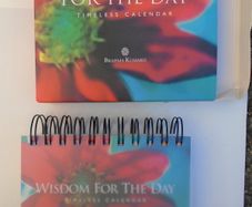 Wisdom for the Day, Timeless calendar,Inspiration, Gift.
