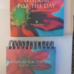 Wisdom for the Day, Timeless calendar,Inspiration, Gift.