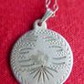 Vintage Sterling Silver 925 Pendant Necklace 2,21g   L10" Image 2