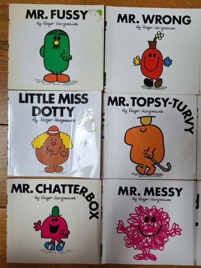 Little Miss and Little Mr Men books