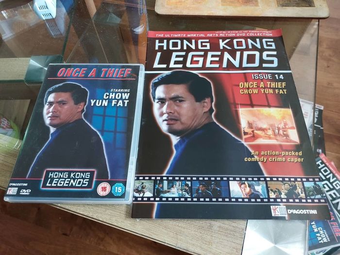 collection of Hong Kong Legend DVDs and magazine