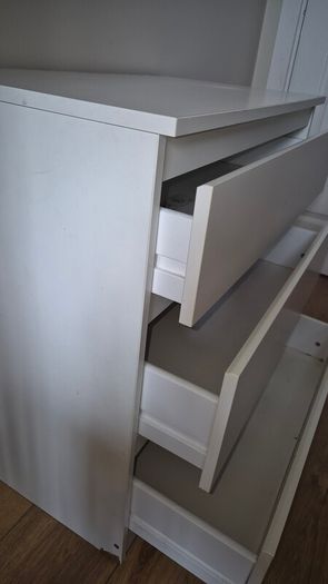 IKEA KULLEN 3-Drawer Chest - White