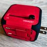 Universal Travel Adapter EU/UK/US/AUS with Dual USB Charger Ports, Multi-Plug with Surge Protector Worldwide Image 3