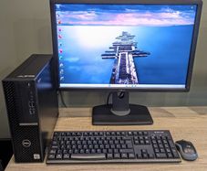 Dell Optiplex 7090 SFF PC Intel i5 10th Gen 24" IPS LCD Windows 11 & Office 2024 Pro, Wifi