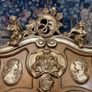 SALE ! Was 795 Now 630 ! Grand French Style Gilt Mirror with Cherub & Plaques Image 6