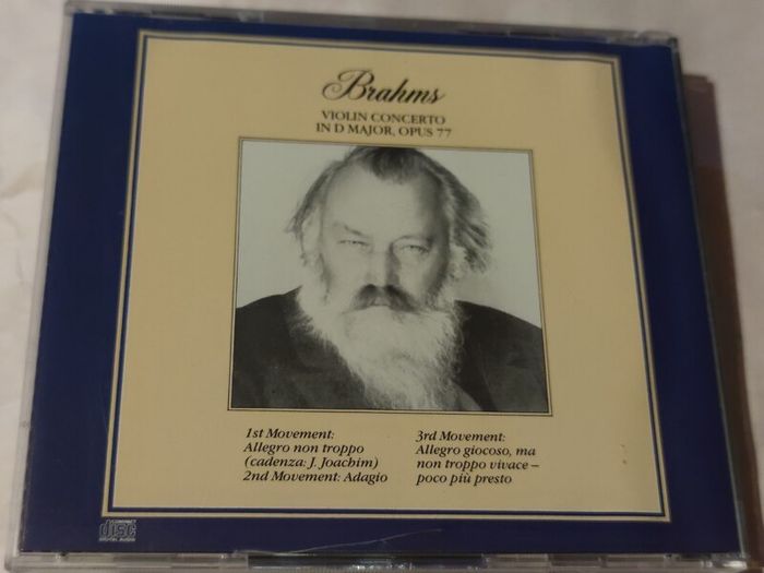 Brahms Violin Concerto In D Minor Cd