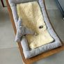Charlie Crane baby Rocker with sheep wool insert Image 2