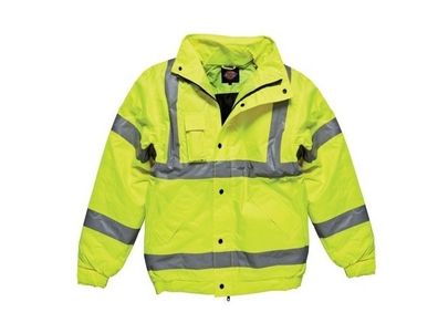 Dickies Hi-Vis Bomber Jacket (Small)