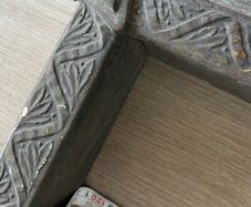 Antique Brass Fire Surround  Brass Fender Antique Weighted Fire Surround
