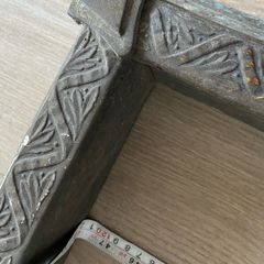 Antique Brass Fire Surround  Brass Fender Antique Weighted Fire Surround