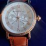 Brand new Newbridge Silverware mens watch with brown leather strap Image 2