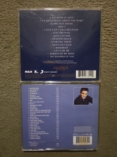 Elvis Presley CDs Collection: The Wonder of You. Elvis With The Royal Philarmonic Orchestra / Blue Suede Shoes. The Ultimate Rock'n 'Roll Collection.