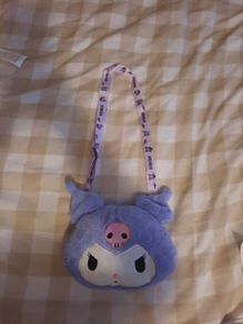 sanrio kuromi girls fluffy bag