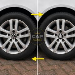 4 x Skoda Caps For VW Wheels FREE POST