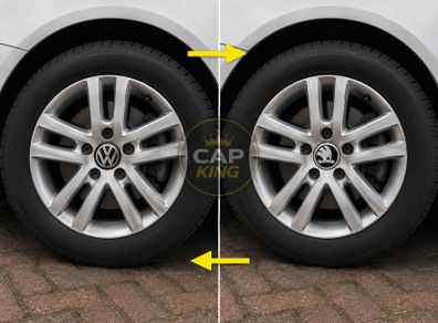 4 x Skoda Caps For VW Wheels FREE POST