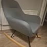 Blue Rocking Chair / Nursery Chair / Armchair Image 2