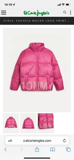 Tommy Hilfiger puffa jacket age 14 excellent condition!!!