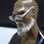 SALE!  Vintage Chinese Glazed Shiwan Mudman figurine - Scholar Reading Image 7