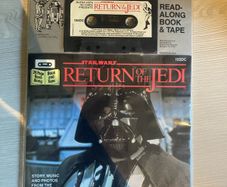 vintage star wars return of the Jedi read-along