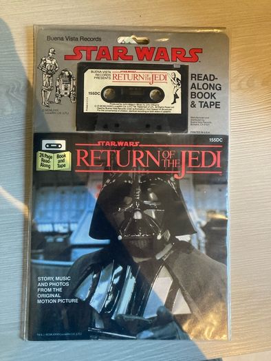 vintage star wars return of the Jedi read-along