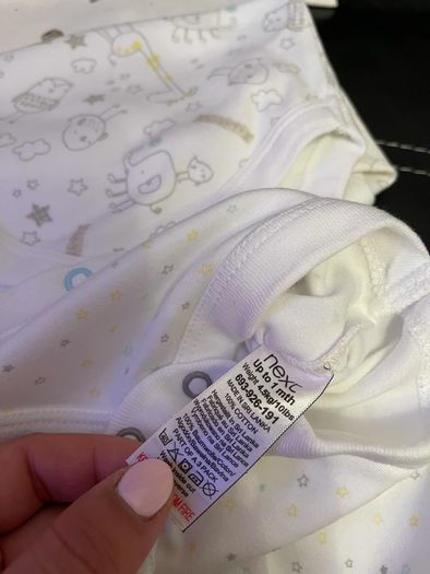Next baby vests set unisex up to 1 month
