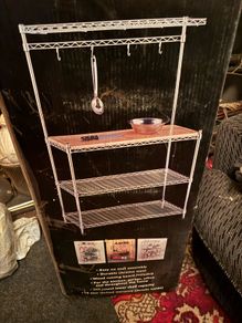 bakers rack brand new flat packed