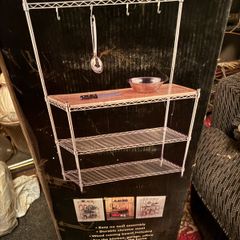 bakers rack brand new flat packed