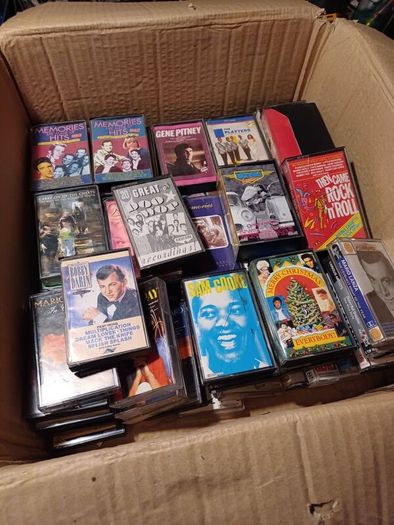 Collection of Vintage Music Cassettes