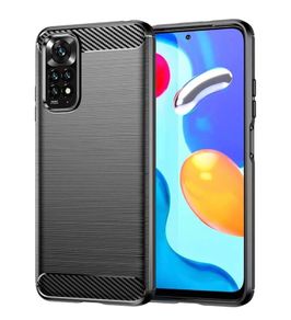 Shockproof Case For Xiaomi Redmi Note 11S Carbon Fibre Effect Back Cover