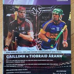 2015 Galway v Tipperary - GAA Hurling All-Ireland Senior Championship Semi Final Programme