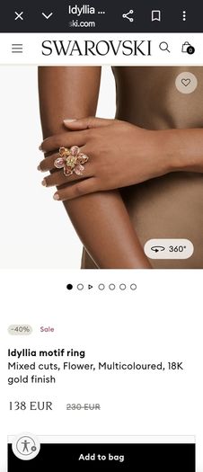 Swarovski ring