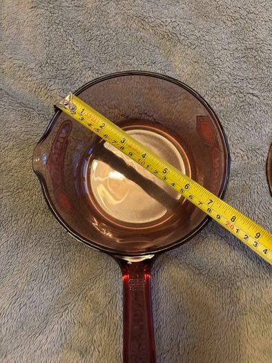 Vintage Vision De Corning Glass Ceramic Lidded Saucepan