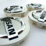 4 x Silver wheel caps NISSAN 60mm  hub 60 Juke Micra Note and others models Image 5