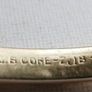 9ct Gold Bronze Core Diamond Flat Cut Style Vintage Bangle Hallmarked 14,56g Image 10