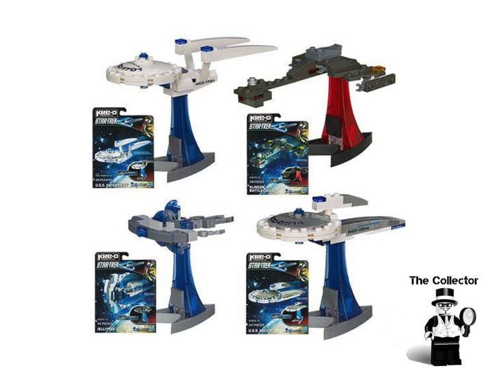 Kre-o Star Trek Micro Build Ships Light Tech Set Of 4 New Sealed