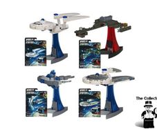 Kre-o Star Trek Micro Build Ships Light Tech Set Of 4 New Sealed