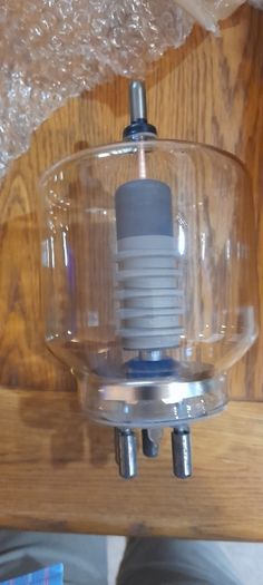 Vintage Philips TB4/1250 transmitting triode vacuum tube,