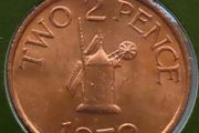Guernsey 1979 Vintage Coin Stamp cover BUNC Sark Windmill