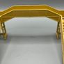 Hornby Dublo 5010 OO/HO Gauge Railway Footbridge Yellow Color Metal Bridge Boxed Image 4