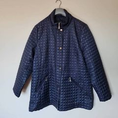 Normann quilted jacket 24 eu 50 Navy Polyester In excellent condition