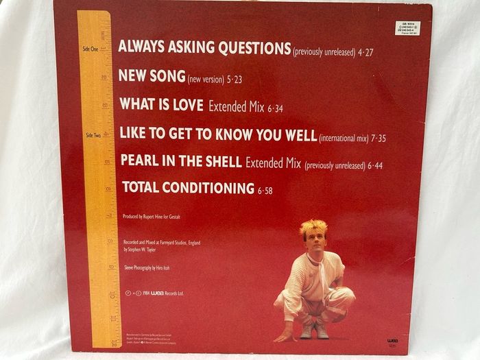 Howard Jones  The 12 Inch Album Lp 1984