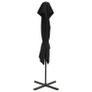 Cantilever Umbrella with Double Top 250x250 cm Black Image 3