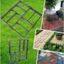 DIY Plastic Path Maker Pavement Mold Garden Walk Manually Paving Cement Brick Stone Road Reusable Concrete Molds Brick Mold Image 4