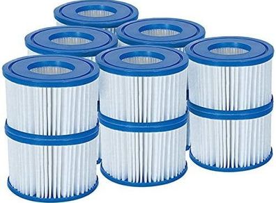 Lay-Z-Spa Hot Tub Filter Cartridge VI for All Lay-Z-Spa Models - 6 x Twin Pack (12 Filters)